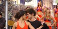 <p>Carol Nakamura e Sidney Sampaio começaram a namorar na Dança dos Famosos, em 2007</p>  Foto: TV Globo / Divulgação