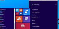 Tela do Windows 9 surge novo botão "Menu Iniciar" e ícones no estilo "Metro"  Foto: Computer Labs / Reprodução