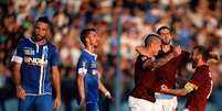 Roma venceu dois jogos  Foto: Filippo Monteforte / AFP