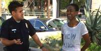 Atriz Danièle Watts foi abordada por policiais em Los Angeles após ter beijado seu marido, que é branco  Foto: Reprodução / Facebook