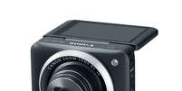 <p>Câmera digital PowerShot N2, da Canon, facilita os selfies</p>  Foto: Canon / Divulgação