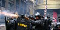 Policias da Tropa de Choque foram acionados por volta das 8h  Foto: André Lucas Almeida / Futura Press