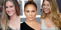 O cabelo, que é a moldura do rosto, pode fazer você parecer mais magra, assim como Sarah Jessica Parker, Jennifer Lopez e Blake Lively  Foto: Shutterstock