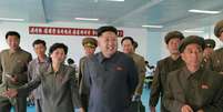 <p>Líder do governo da Coreia do Norte, Kim Jong Un</p>  Foto: KCNA / Reuters