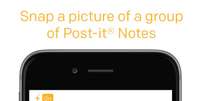 Post-It Plus consegue organizar ideias ao capturar os adesivos do usuário via câmera de seu dispositivo móvel  Foto: App Store / Divulgação