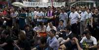 Manifestantes se reúnem em ruas de Hong Kong contra governo atual e pedem eleições  Foto: Tyrone Siu / Reuters