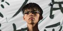 O líder do movimento que agita Hong Kong, Joshua Wong, tem apenas 17 anos  Foto: BBC / Getty Images 
