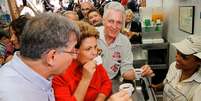 Dilma Rousseff visitou BH na manhã deste sábado  Foto: Ichiro Guerra / Campanha de Dilma Rousseff/Divulgação