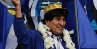 <p>Evo Morales disputa a reeleição à presidência</p>  Foto: David Mercado / Reuters