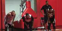 Equipe do Miami Heat se prepara para partida da pr&eacute;-temporada da NBA, no Rio de Janeiro  Foto: Andr&eacute; Naddeo / Terra