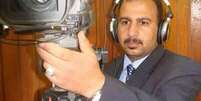 <p>Raad al-Azzawi, de 37 anos, trabalhava para o canal de televisão local Sama Salaheddin</p>  Foto: Twitter