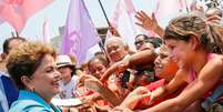 <p>Candidata do PT disse ser "compreensível" apoio de Marina Silva (PSB) a Aécio Neves (PSDB) no segundo turno da eleição presidencial</p>  Foto: Ichiro Guerra/Dilma.com