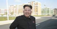 O líder supremo da Coreia do Norte reapareceu após 40 dias  Foto: KCNA / Reuters