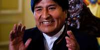 <p>O presidente da Bol&iacute;via, Evo Morales, garantiu um novo mandato de cinco anos</p>  Foto: David Mercado / Reuters