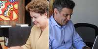 <p>Dilma Rousseff (PT) e Aécio Neves (PSDB)</p>  Foto: Divulgação