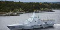 <p>Submarino não identificado foi visto em três locais da costa sueca</p>  Foto: EPA