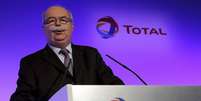 O presidente da Total, petroleira francesa, morreu em acidente de avião em aeroporto russo  Foto: Philippe Wojazer / Reuters