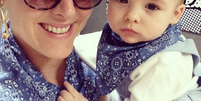 Ana Hickman veste a mesma roupa que o filho   Foto: Instagram / Reprodu&ccedil;&atilde;o