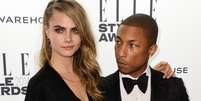 <p>Cantor e a modelo Cara Delevingne j&aacute; fizeram outros trabalhos juntos, como um editorial de moda</p>  Foto: Ian Gavan / Getty Images 