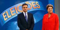 <p>Mesmo com alta de Aécio, Dilma se mantém na liderança</p>  Foto: Ricardo Moraes / Reuters