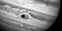 <p>"Por um momento, Júpiter nos 'olhou' como um grande ciclope", afirmou a Nasa </p>  Foto: Nasa / Reprodução