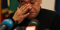 <p>Maradona se diz vítima de perseguição injusta promovida pela Receita da Itália</p>  Foto: Paolo Bruno / Getty Images 