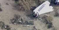 <p>Pedaços da nave caíram no solo americano</p>  Foto: ABC News / Reprodução