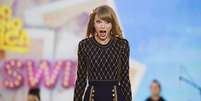 Cantora Taylor Swift durante apresentação em um programa da TV ABC, em Nova York. 30/10/2014.  Foto: Lucas Jackson / Reuters