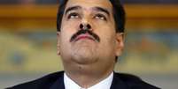 <p>Presidente da Venezuela, Nicolás Maduro, durante coletiva de imprensa no Palácio Miraflores, em Caracas</p>  Foto: Jorge Silva / Reuters