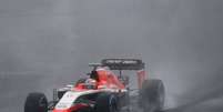 Carro da Marussia pilotado por Jules Bianchi no Japão, em 5 de outubro.  Foto: Toru Hanai / Reuters