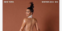 Kim Kardashian é criticada por foto mostrando o bumbum   Foto: @kimkardashian / Instagram / Reprodução
