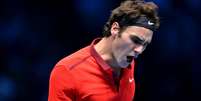 Federer vibra com vit&oacute;ria na semifinal  Foto: Glyn Kirk / AFP