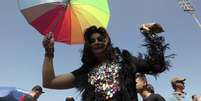 <p>Imagem de arquivo da parada gay de 2014 do Rio de Janeiro</p>  Foto: Ariel Subirá / Futura Press