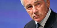 Chuck Hagel, apresentou sua renúncia ao cargo a pedido do presidente Barack Obama  Foto: Jonathan Ernst / Reuters