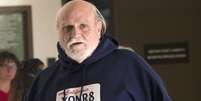 <p>Michael Hanline, 68 anos, é o mais antigo preso inocente do estado</p>  Foto: Mario Anzuoni / Reuters