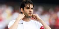 <p>Recém saído do São Paulo, Kaká estreia pelo Orlando City em 2015</p>  Foto: Alexandre Schneider / Getty Images 