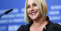 A atriz Patricia Arquette concede entrevista coletiva para promover o filme "Boyhood - da Infância à Juventude", em Berlim, na Alemanha, em fevereiro. 13/02/2014  Foto: Tobias Schwarz / Reuters