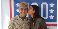 Kim Kardashian visita base naval americana   Foto: Instagram / Reprodução