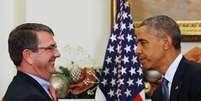 <p>Presidente dos EUA, Barack, Obama anuncia Ashton Carter como novo secretário de Defesa em Washington</p>  Foto: Larry Downing / Reuters