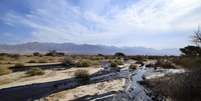 <p>Petr&oacute;leo bruto escorre atrav&eacute;s do deserto no sul de Israel, perto da aldeia de Beer Ora, ao norte de Eilat, em 4 de dezembro</p>  Foto: Yehuda Ben Itach / Reuters