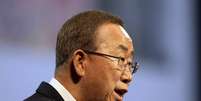 <p>"As Nações Unidas estão prontas para ajudar esses dois países a desenvolver suas relações de boa vontade", afirmou Ban Ki-moon</p>  Foto: Mariana Bazo / Reuters