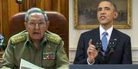 <p>Obama e Raul Castro discursaram ontem sobre a retomada de relações diplomáticas entre países</p>  Foto: BBC