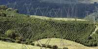 <p>Torres de transmissão numa fazenda em Santo Antônio do Jardim</p>  Foto: Paulo Whitaker / Reuters