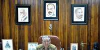 Presidente cubano Raúl Castro faz declaração televisionada. 16/12/2014.  Foto: Estudios Revolucion / Reuters