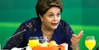 Presidente Dilma Rousseff durante café da manhã com jornalistas no Palácio do Planalto, em Brasília. 22/12/2014  Foto: Joedson Alves / Reuters