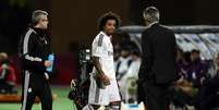Marcelo sentiu lesão muscular na final do Mundial de Clubes  Foto: Javier Soriano / AFP