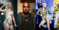 Iggy Azalea, Kanye West e Miley Cyrus foram só alguns que protagonizaram momentos constrangedores em 2014  Foto: Getty Images 