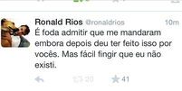 Ronald Rios fica revoltado com CQC  Foto: Instagram / Reprodução