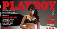 Ex-amante de doleiro Youssef é capa da 1° Playboy de 2015  Foto: Editora Abril / Divulgação