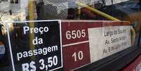 <p>As passagens de ônibus, trem e metrô subiram de R$ 3 para R$ 3,50, em janeiro</p>  Foto: Luiz Cláudio Barbosa / Futura Press